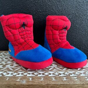 Marvel Red and Blue Spider-Man Kids Slippers